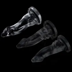 ClearlyHorny Gode transparent Banka L 22 x 8cm